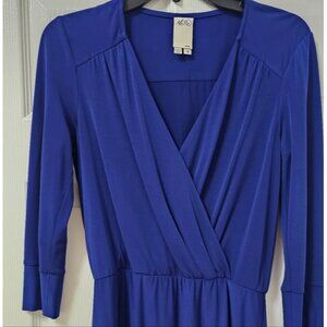 A New Day Women's Royal Blue Long Sleeve Dress